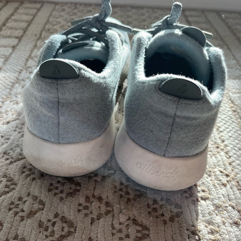 Allbirds Light Green Blue Wool Runners - Picture 5 of 5